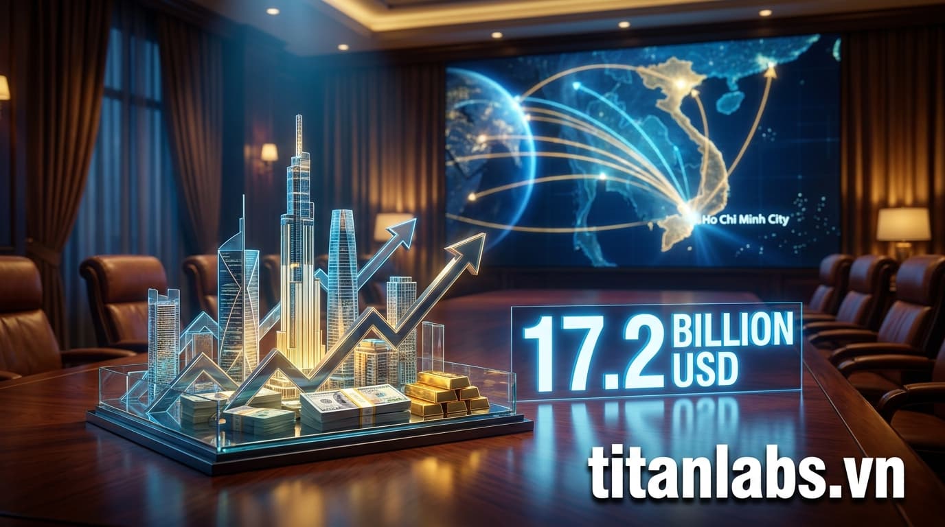 Vốn FDI vào TP.HCM tăng đột biến đạt 17,2 tỷ USD