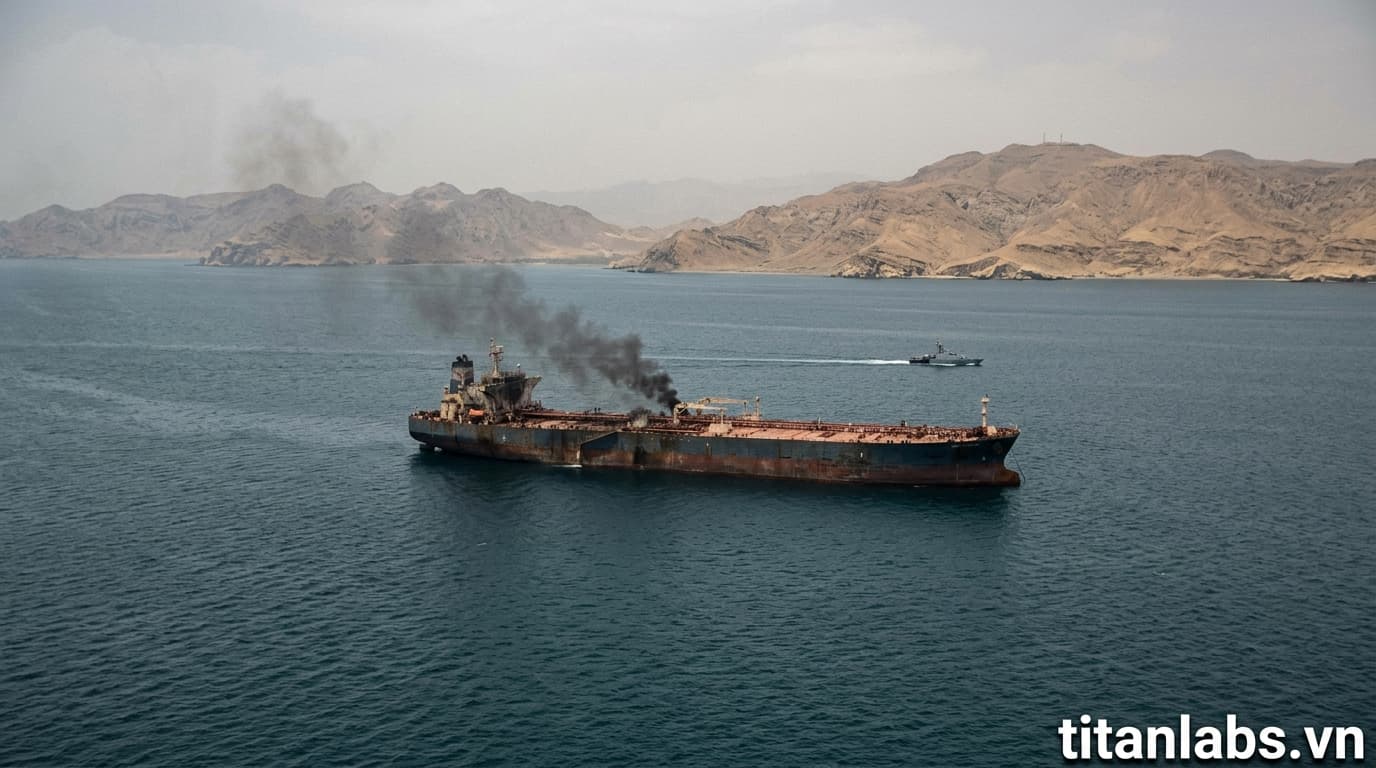 Iran tấn công tàu chở dầu ngoài eo biển Hormuz