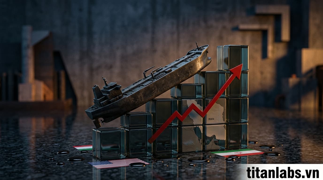 Giá dầu tăng vọt 7% sau vụ Iran bị Mỹ thu giữ tàu