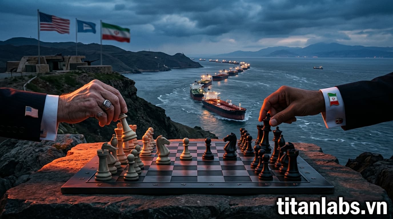 Hormuz tắc nghẽn: Đe dọa đàm phán Mỹ-Iran