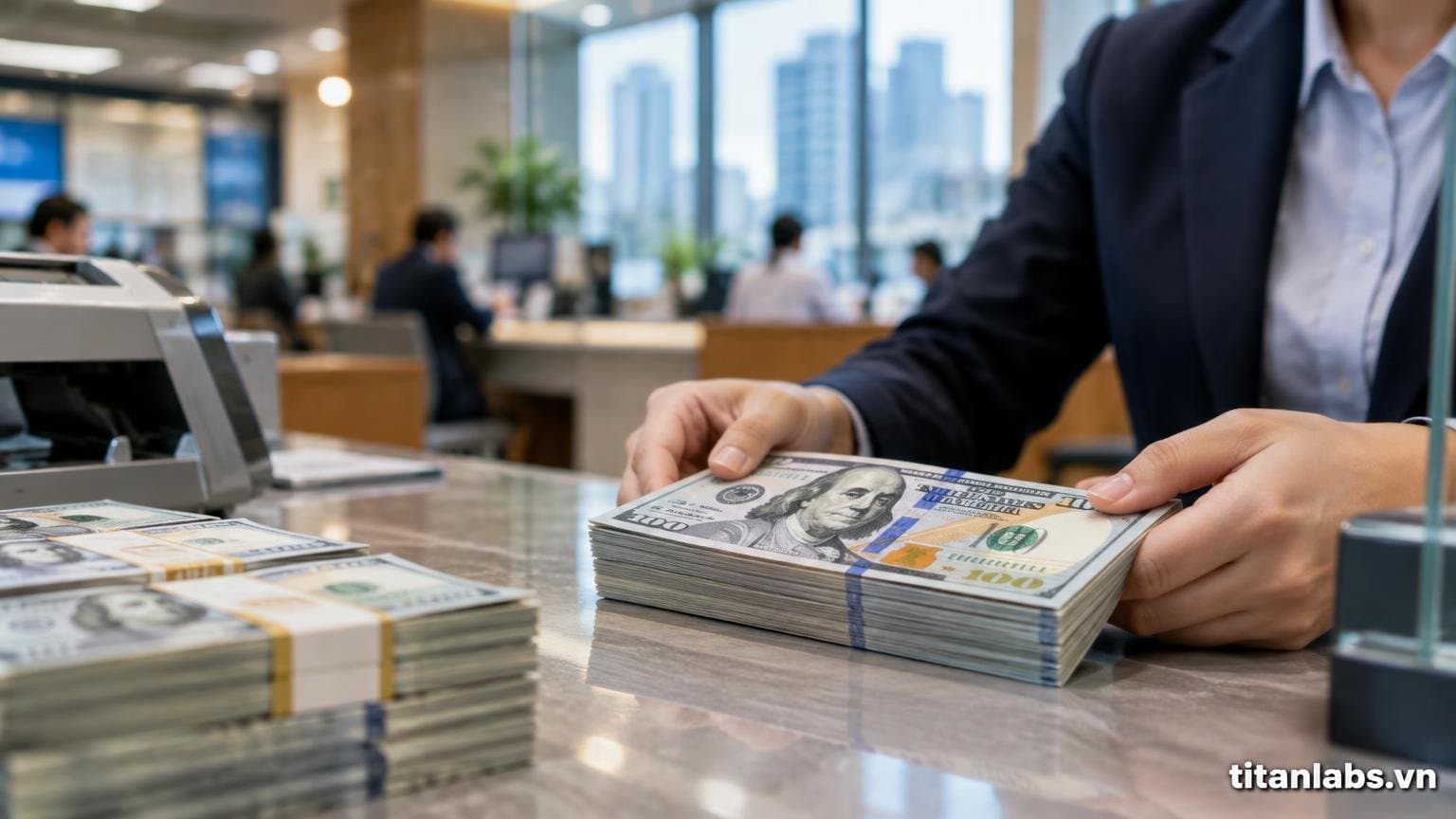 Tỷ giá USD ngân hàng hạ nhiệt về sát 26.000 đồng