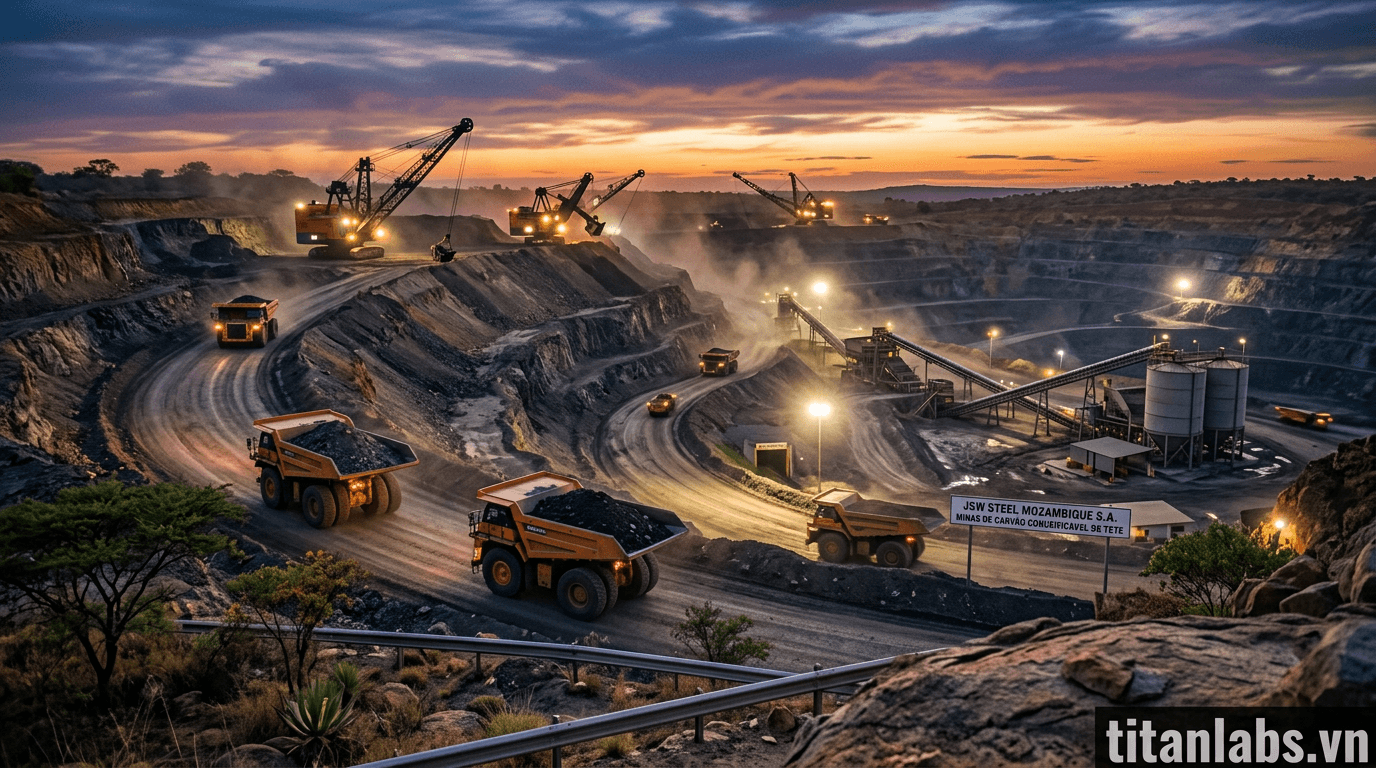 JSW Steel thắng quyền khai thác mỏ than cốc tại Mozambique