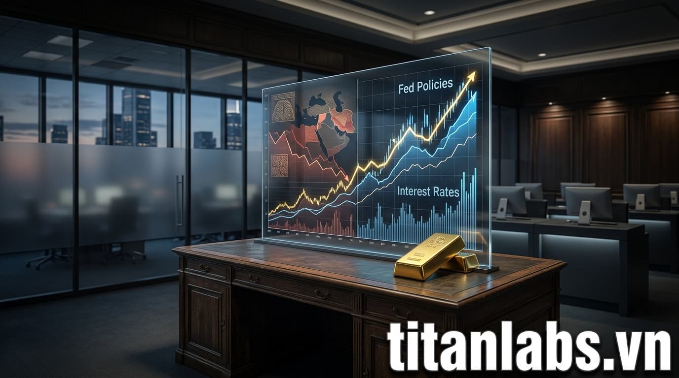 Giá vàng tăng trở lại: Fed thay thế Trung Đông dẫn dắt?