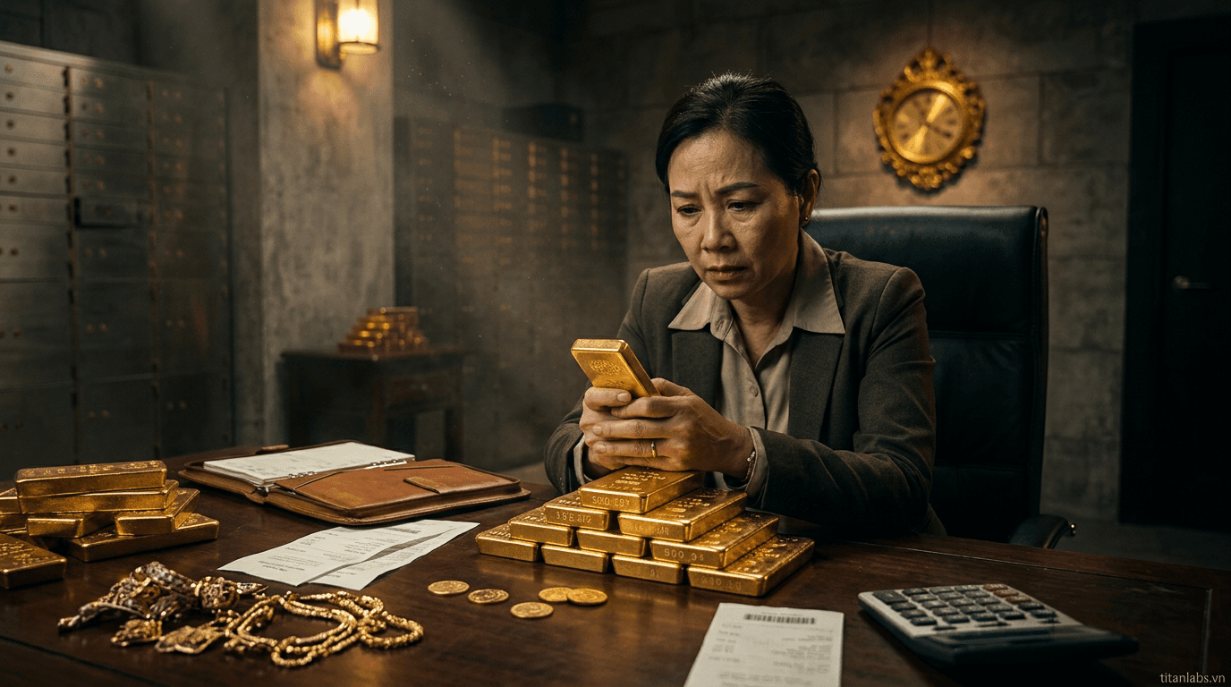 Giá vàng hôm nay 8.3.2026: Người mua lỗ 5 triệu đồng/lượng