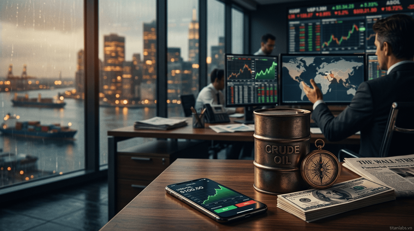 USD tăng vọt, giá dầu vượt 100 USD/thùng do căng thẳng Mỹ-Iran