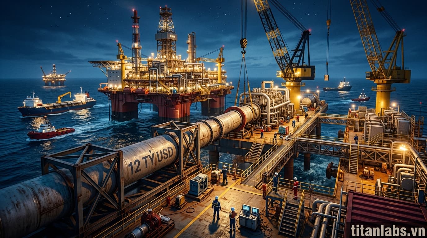 Siêu dự án khí Lô B 12 tỷ USD đạt cột mốc quan trọng