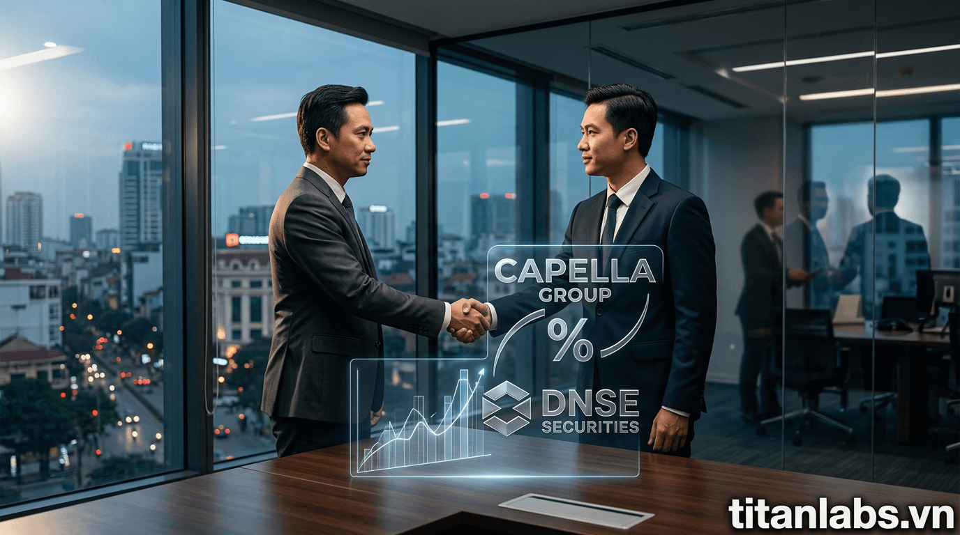 Capella Group trở thành cổ đông lớn tại Chứng khoán DNSE