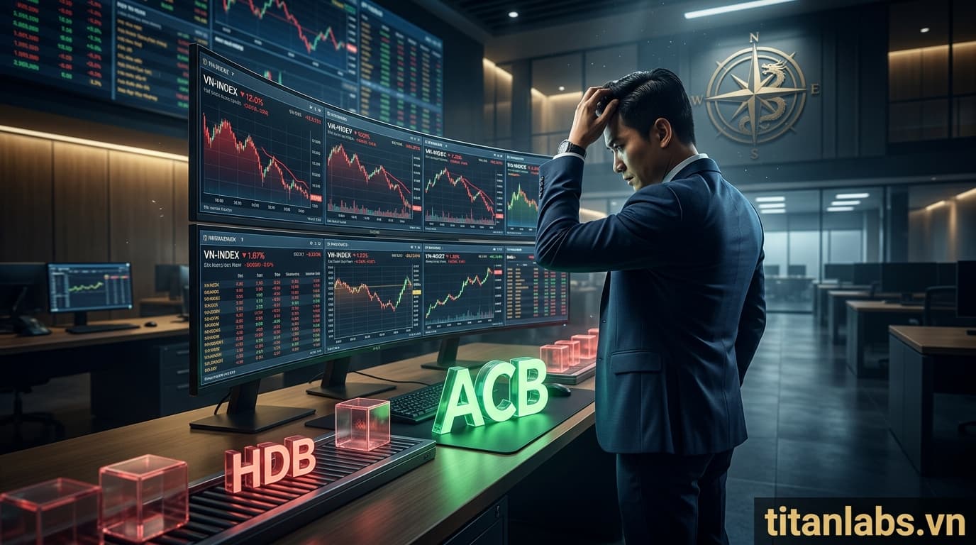 Khối ngoại bán ròng kỷ lục, gom mạnh ACB, xả HDB