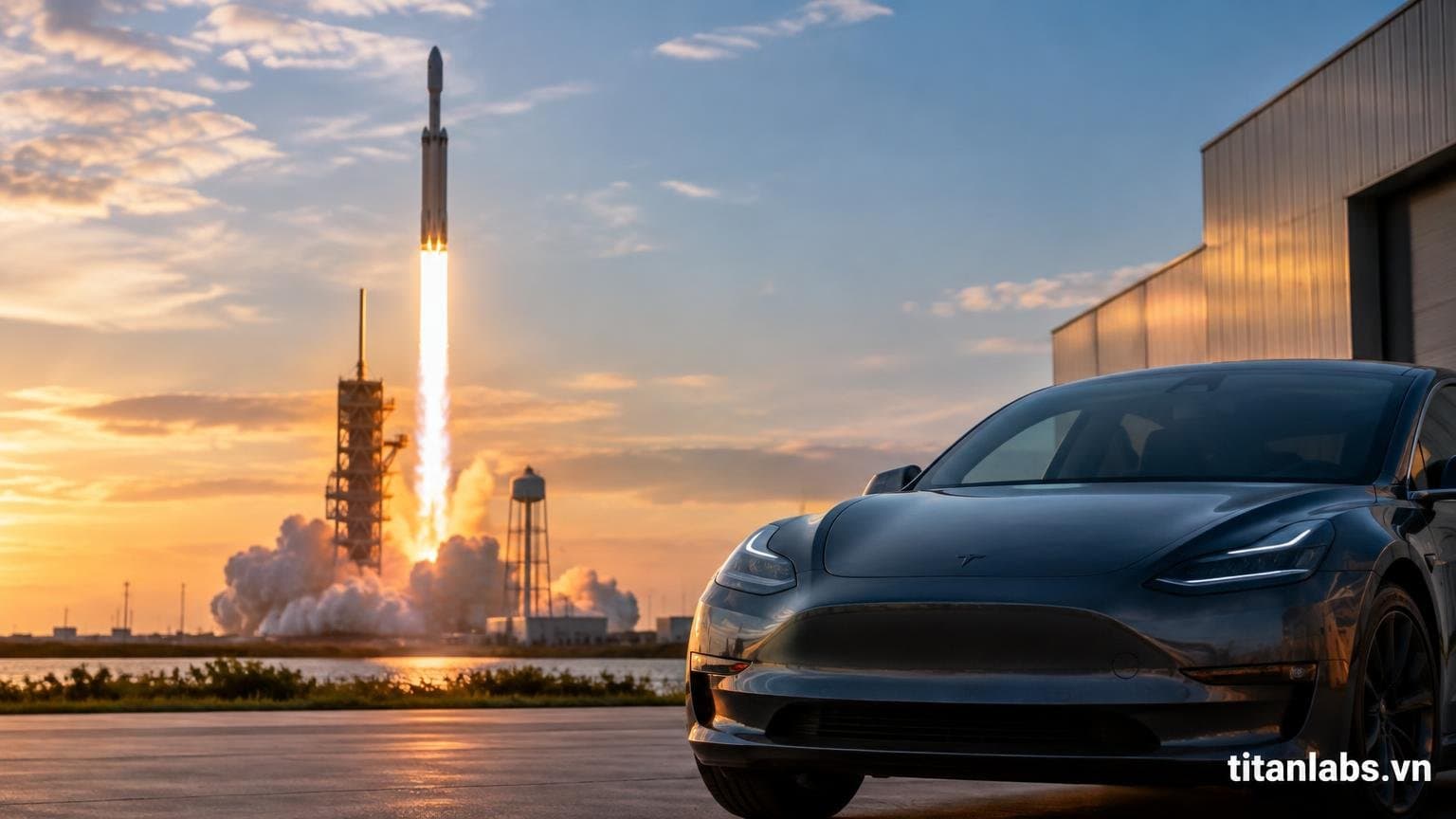 S&P 500 tăng 3 phiên liền nhờ SpaceX và Tesla