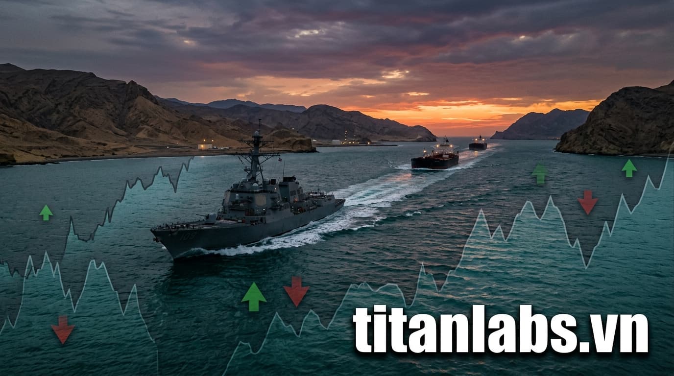 Mỹ dẫn tàu qua Eo biển Hormuz: Giá dầu có thể biến động