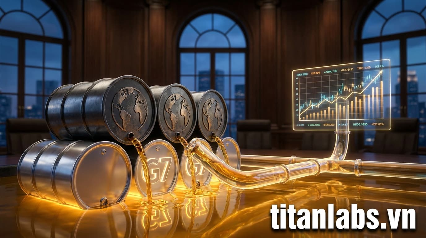 G7 sẽ giải phóng 100 triệu thùng dầu dự trữ khẩn cấp