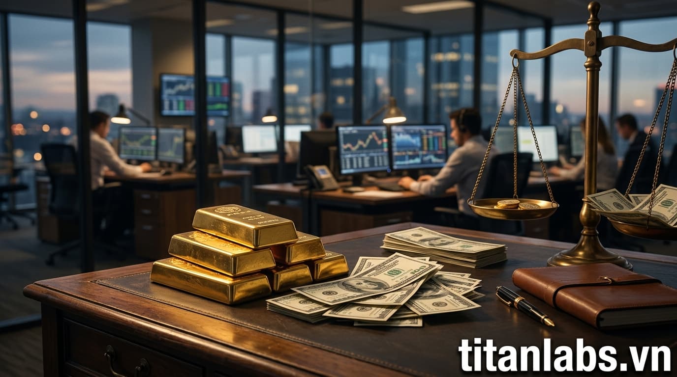 Giá vàng chênh vênh 4.500 USD/oz, SPDR Gold Trust bán ròng