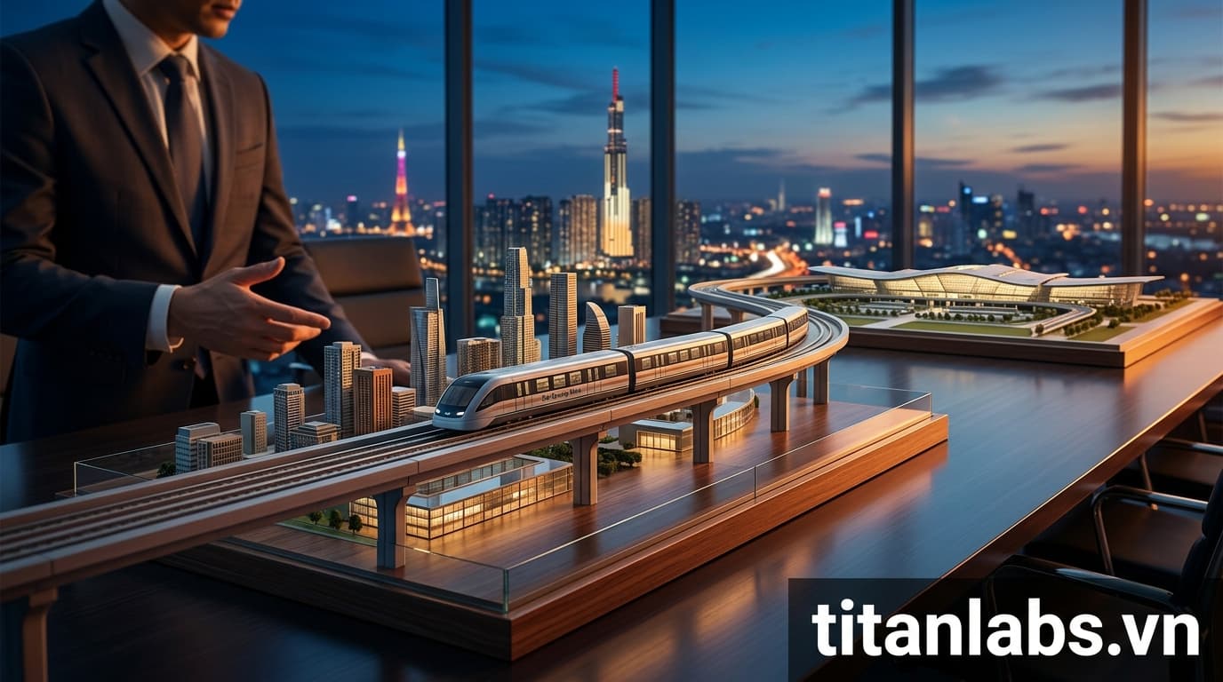 TP.HCM giao Đại Quang Minh nghiên cứu đường sắt Sân bay Long Thành