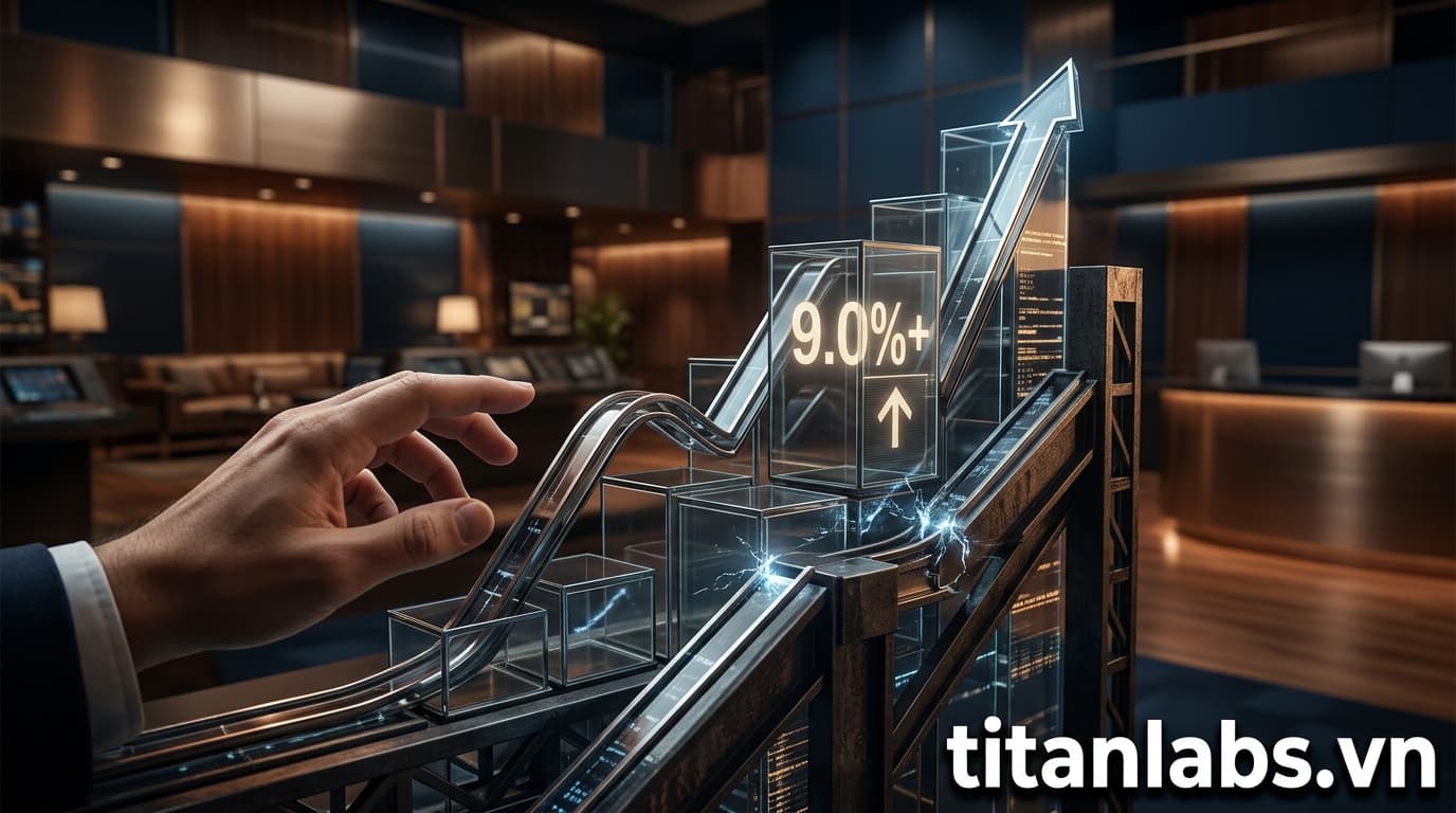 Lãi suất tiết kiệm vượt 9%: Áp lực thanh khoản