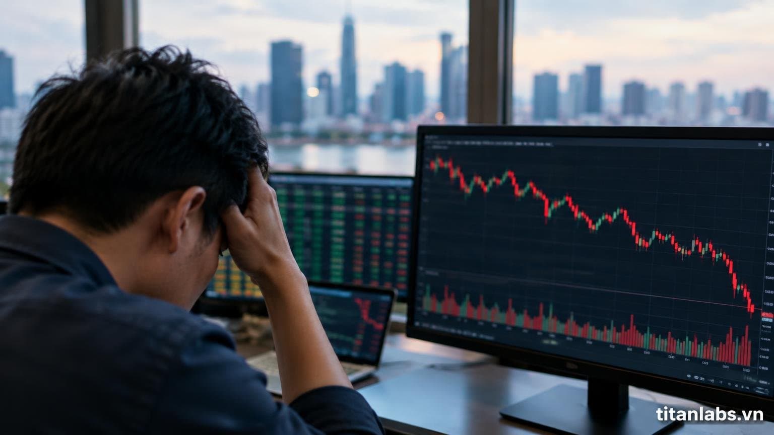 VN-Index giảm sâu về 1.679 điểm do trụ lớn suy yếu