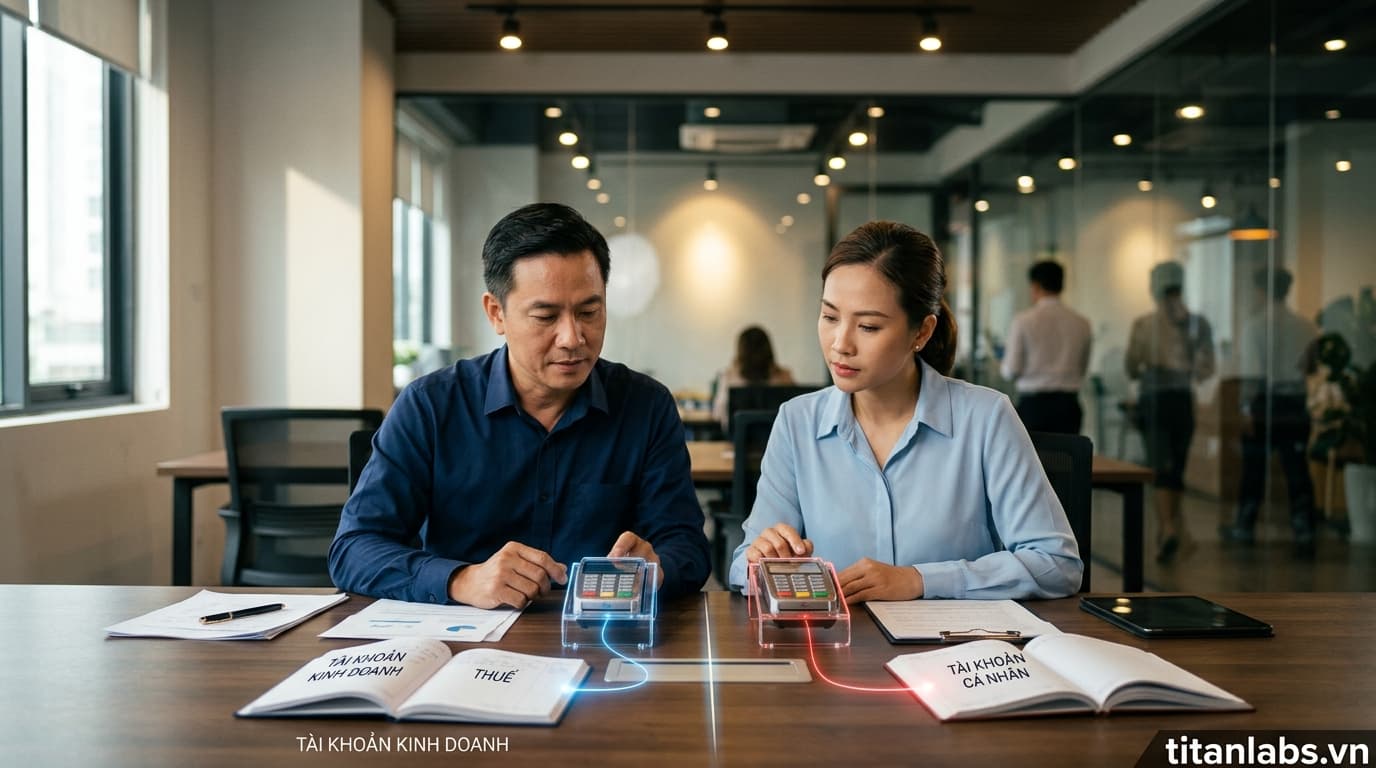 Hộ kinh doanh cần tách bạch tài khoản ngân hàng thuế
