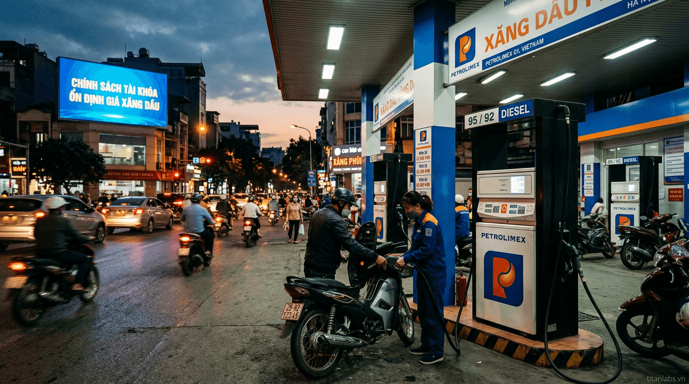 Chính sách tài khóa ổn định giá xăng dầu