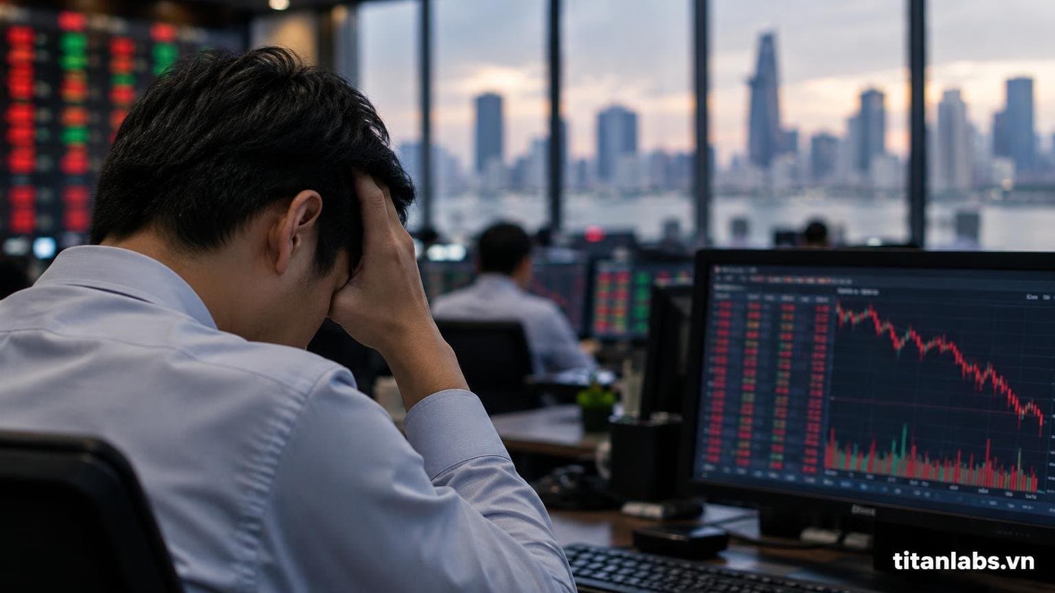 VN-Index giảm hơn 25 điểm do dòng tiền yếu