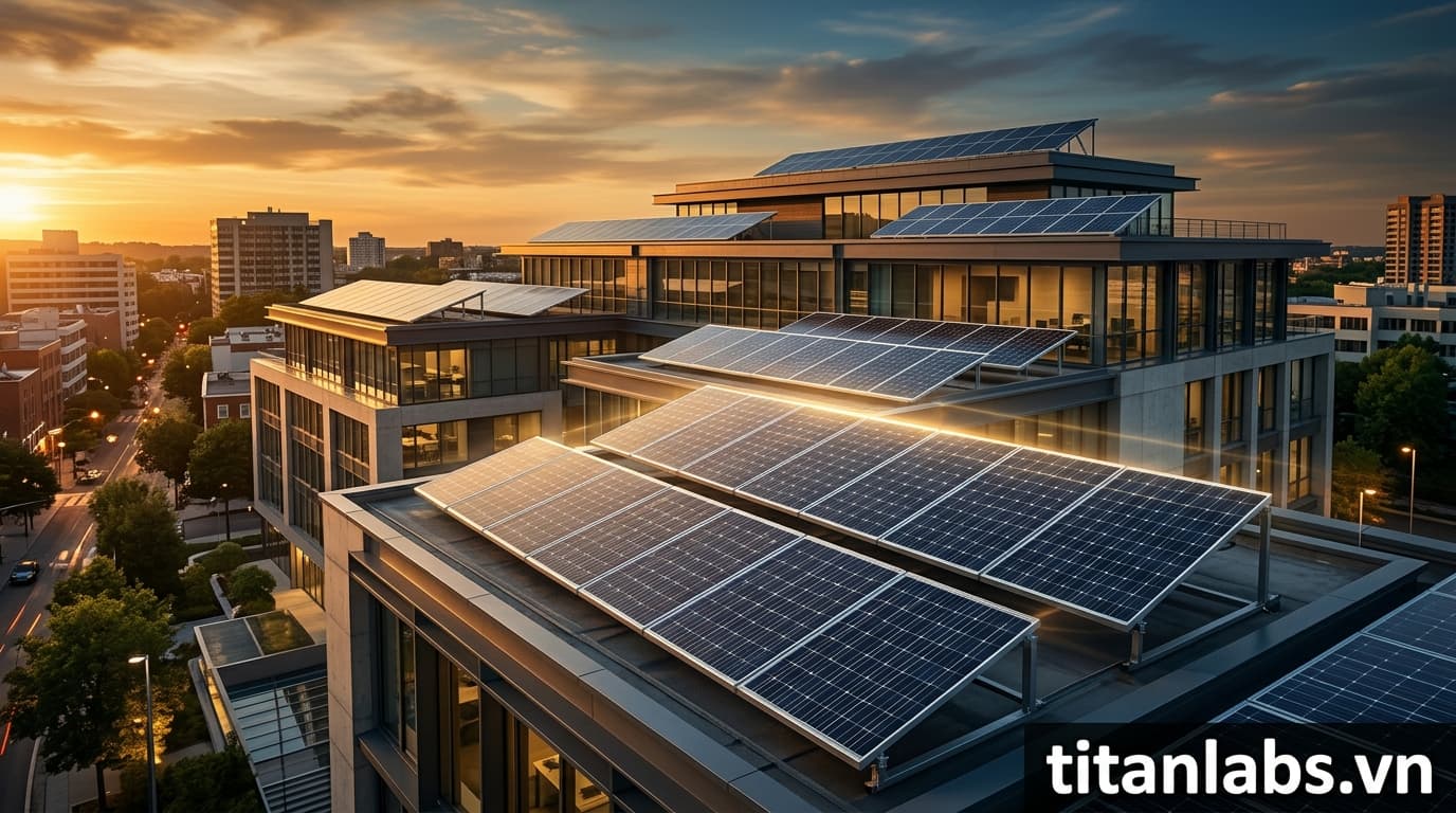 Điện mặt trời mái nhà: Giải pháp tiết kiệm hàng triệu đồng