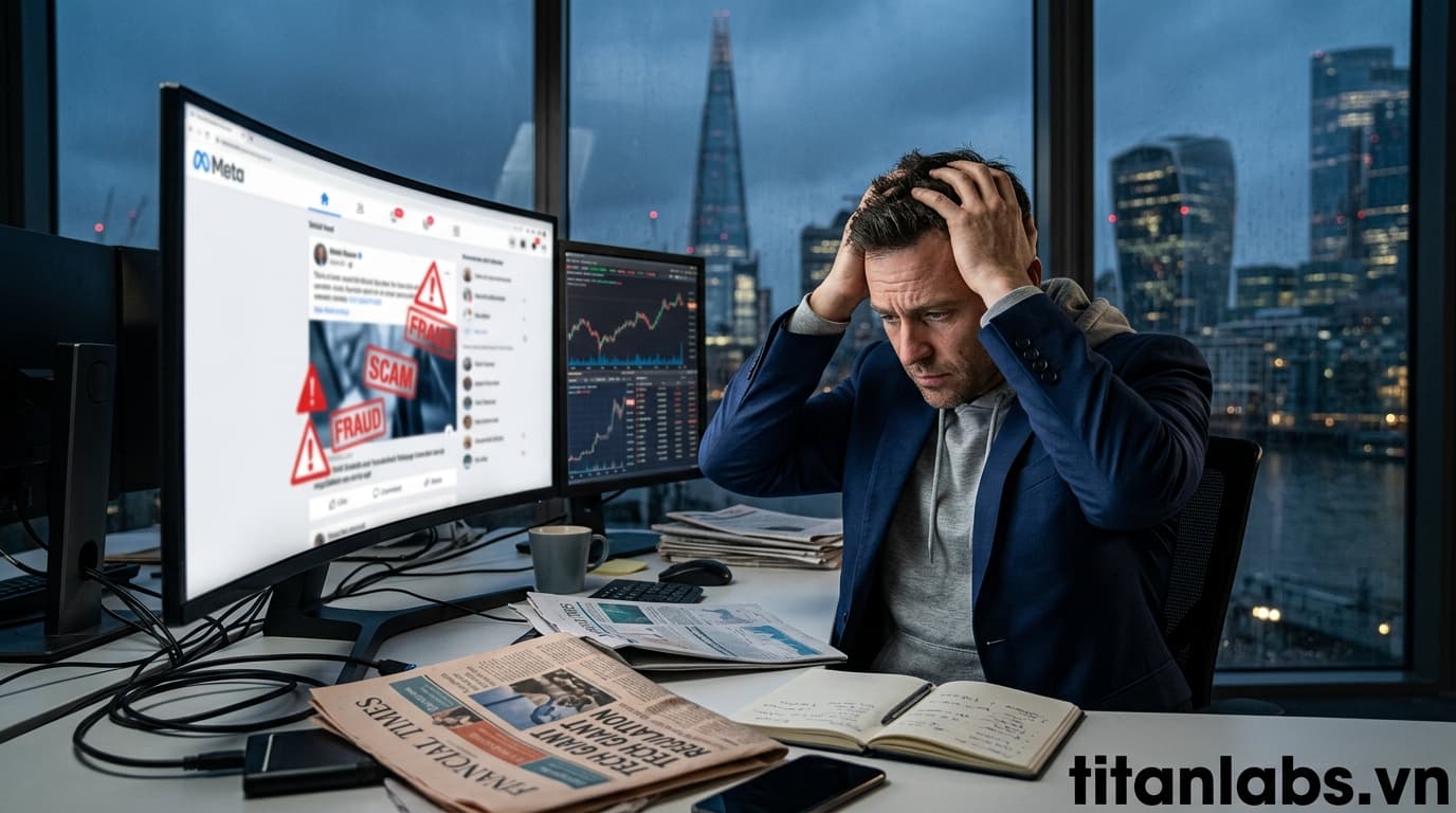 Meta thất bại ngăn quảng cáo lừa đảo tài chính tại Anh