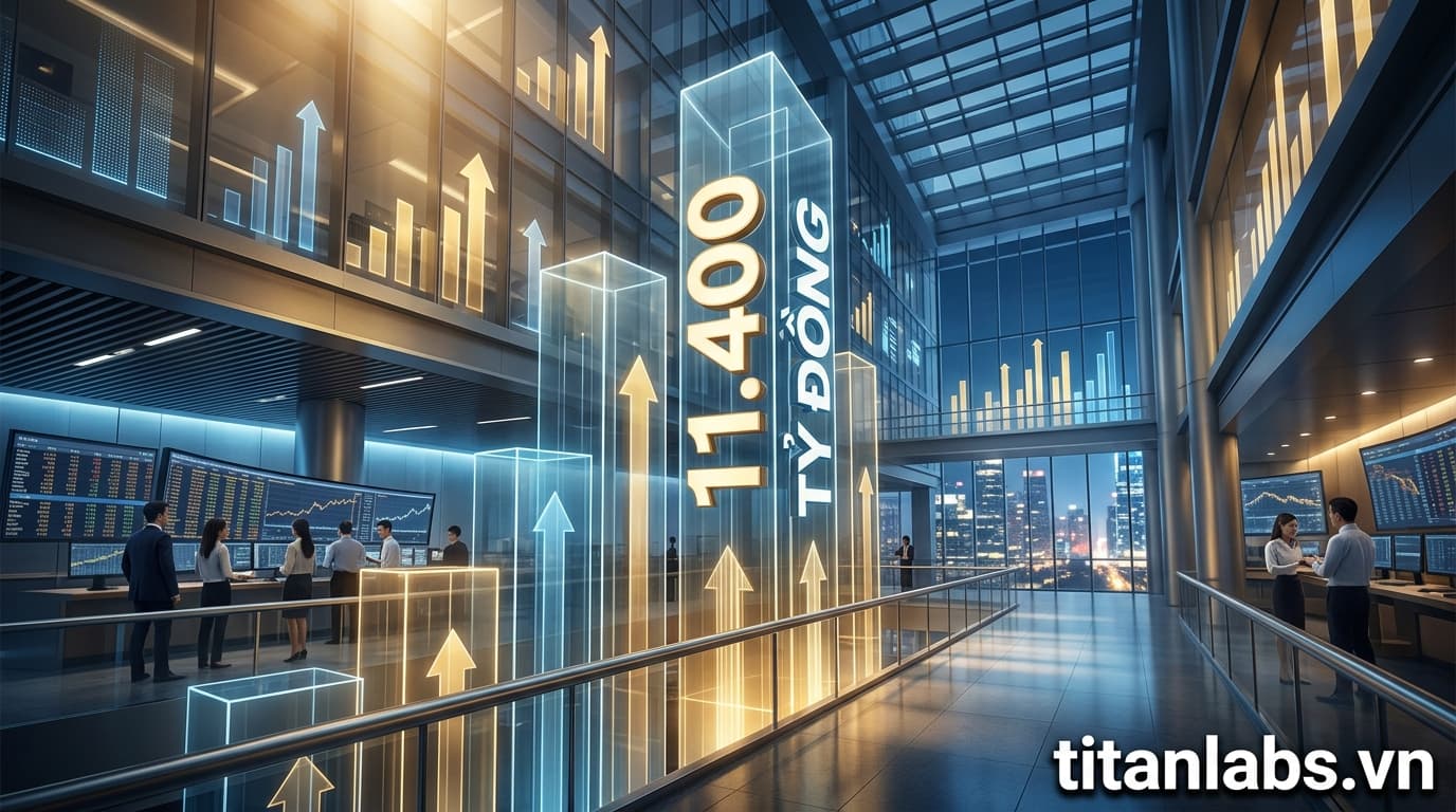 Vietcap tăng vốn điều lệ lên hơn 11.400 tỷ đồng