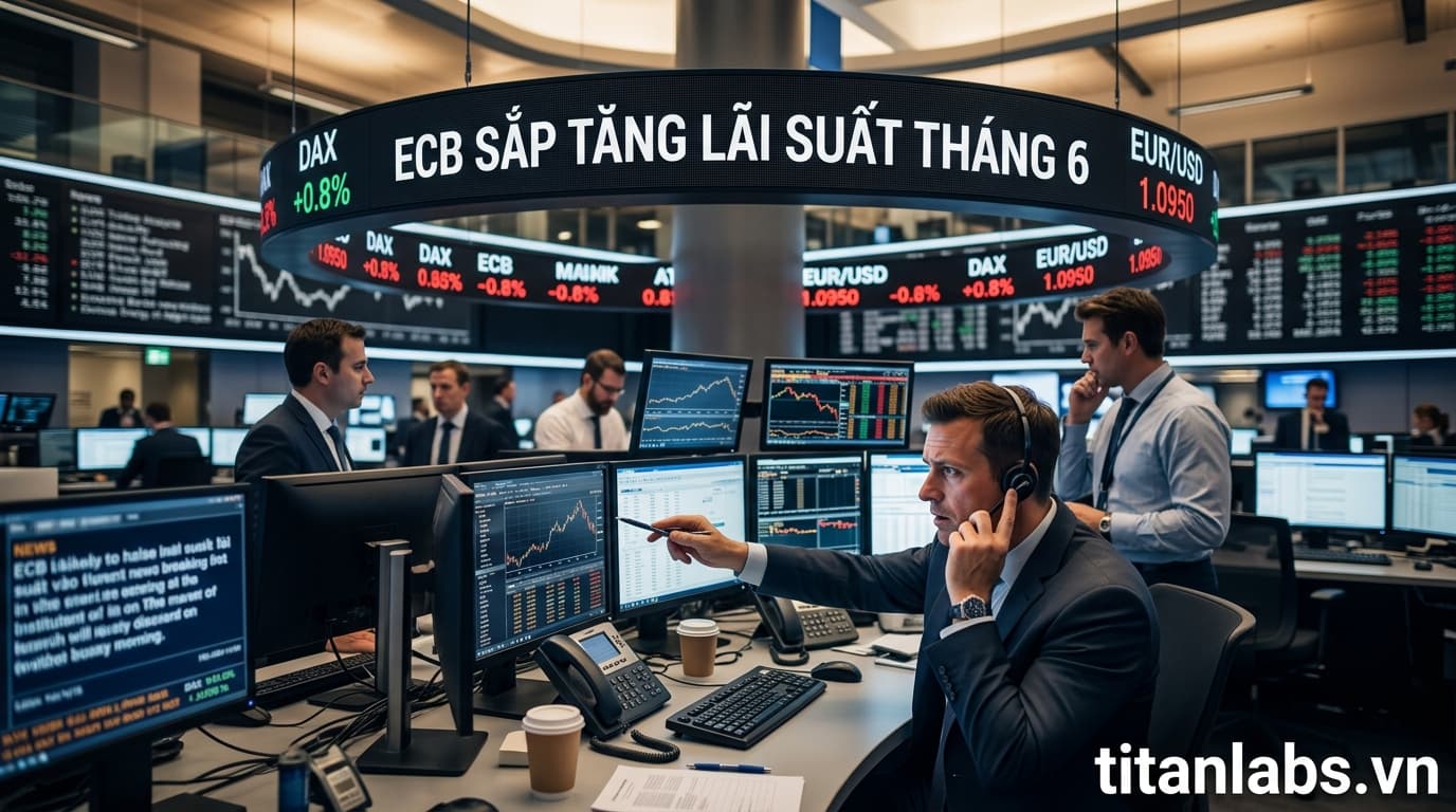 ECB gần như chắc chắn tăng lãi suất vào tháng 6