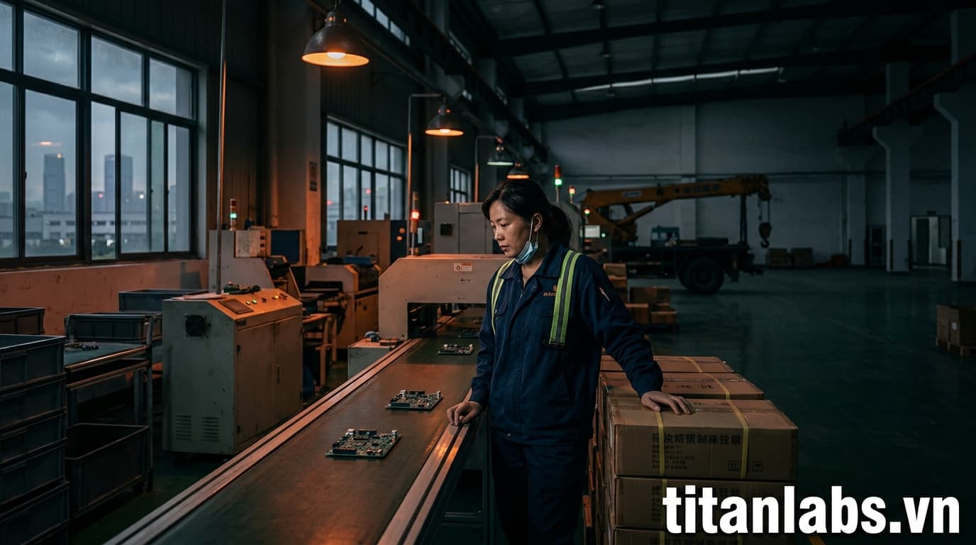 Hoạt động sản xuất Trung Quốc chậm lại do chi phí