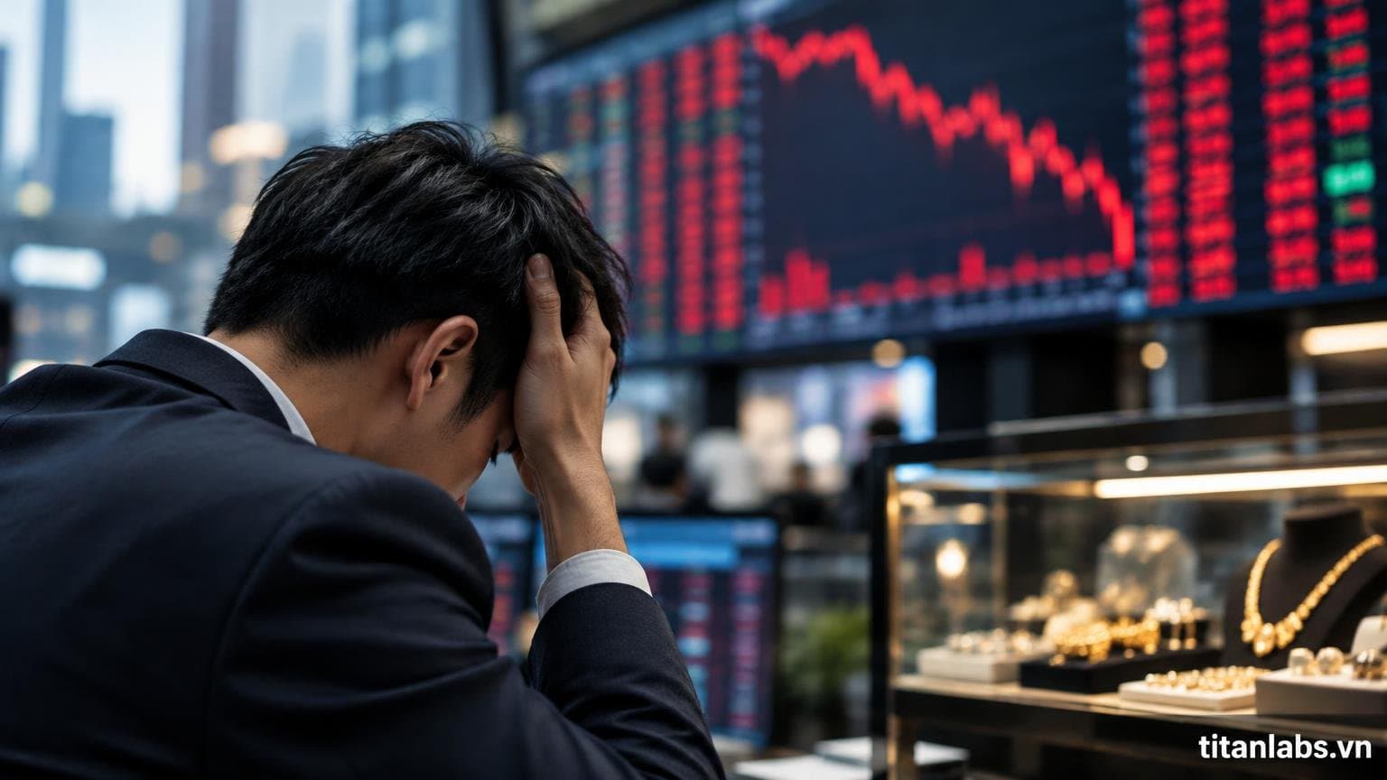 Cổ phiếu PNJ giảm sàn, VN-Index mất hơn 14 điểm