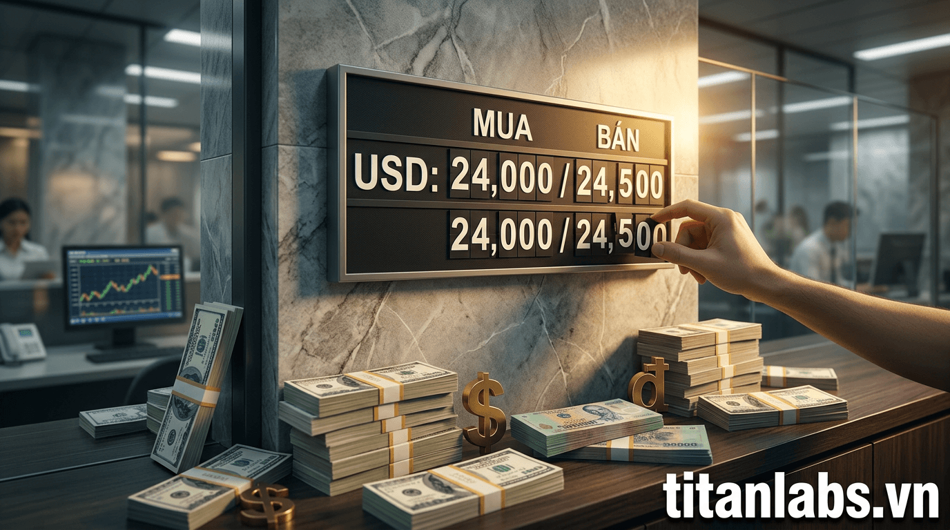 USD tăng mạnh tại ngân hàng, lên kịch trần bán ra