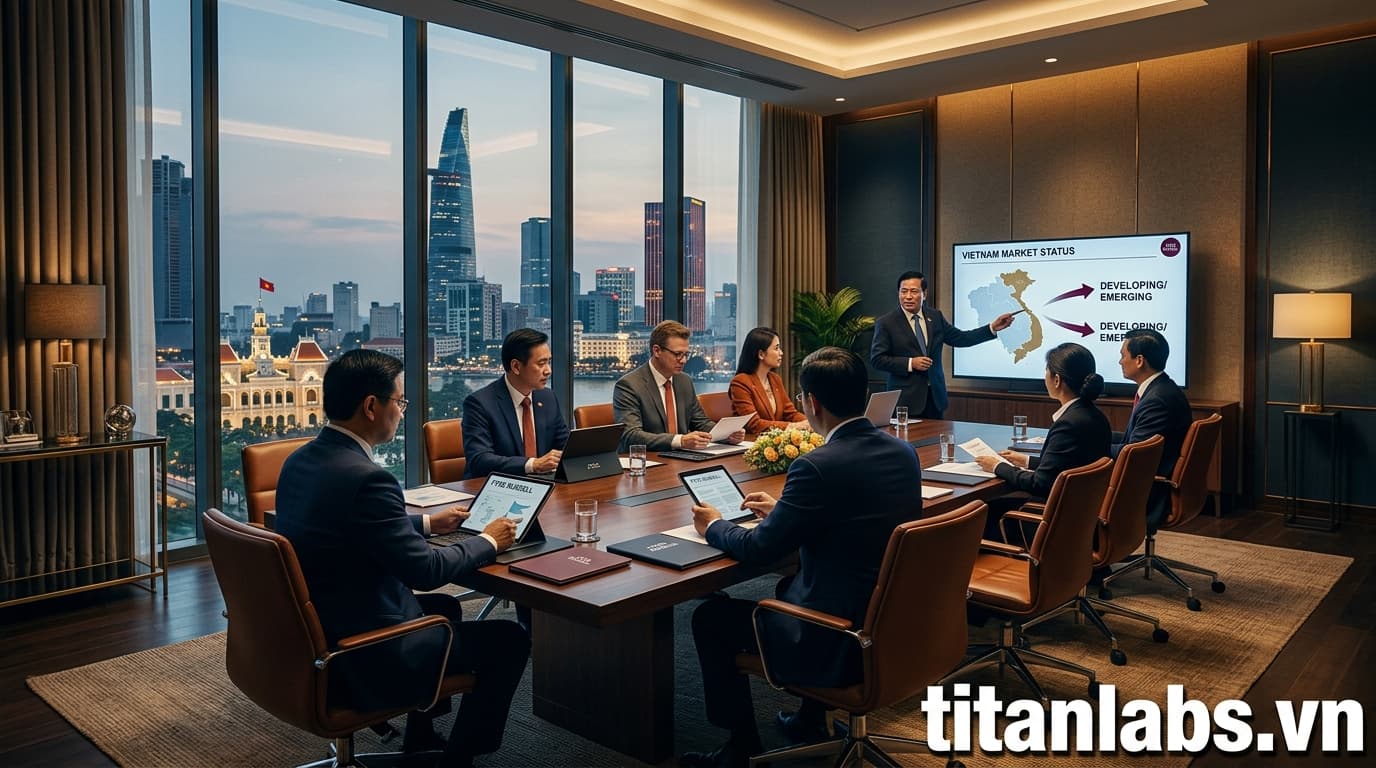 FTSE Russell họp cấp cao về nâng hạng thị trường Việt Nam