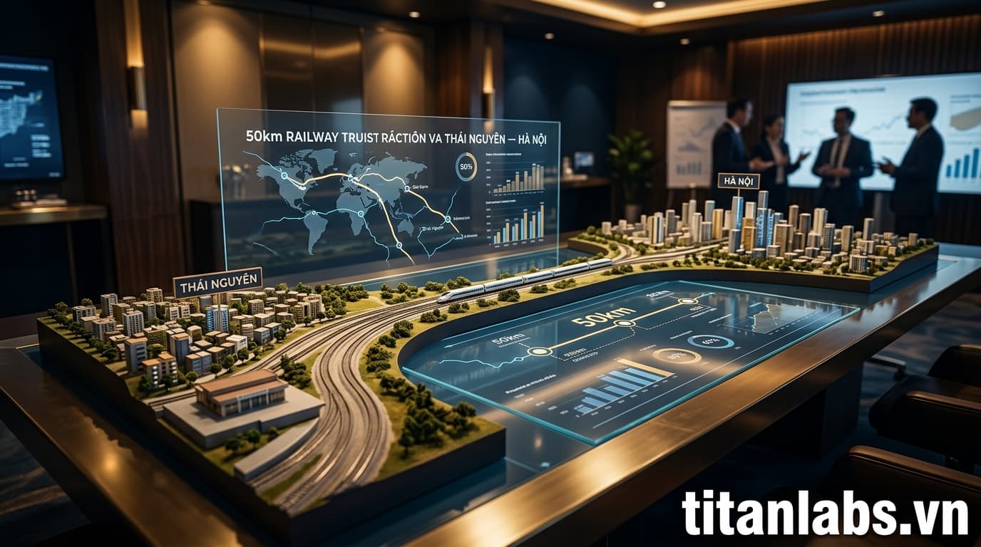 Thái Nguyên đề xuất tuyến đường sắt 50km đến Hà Nội