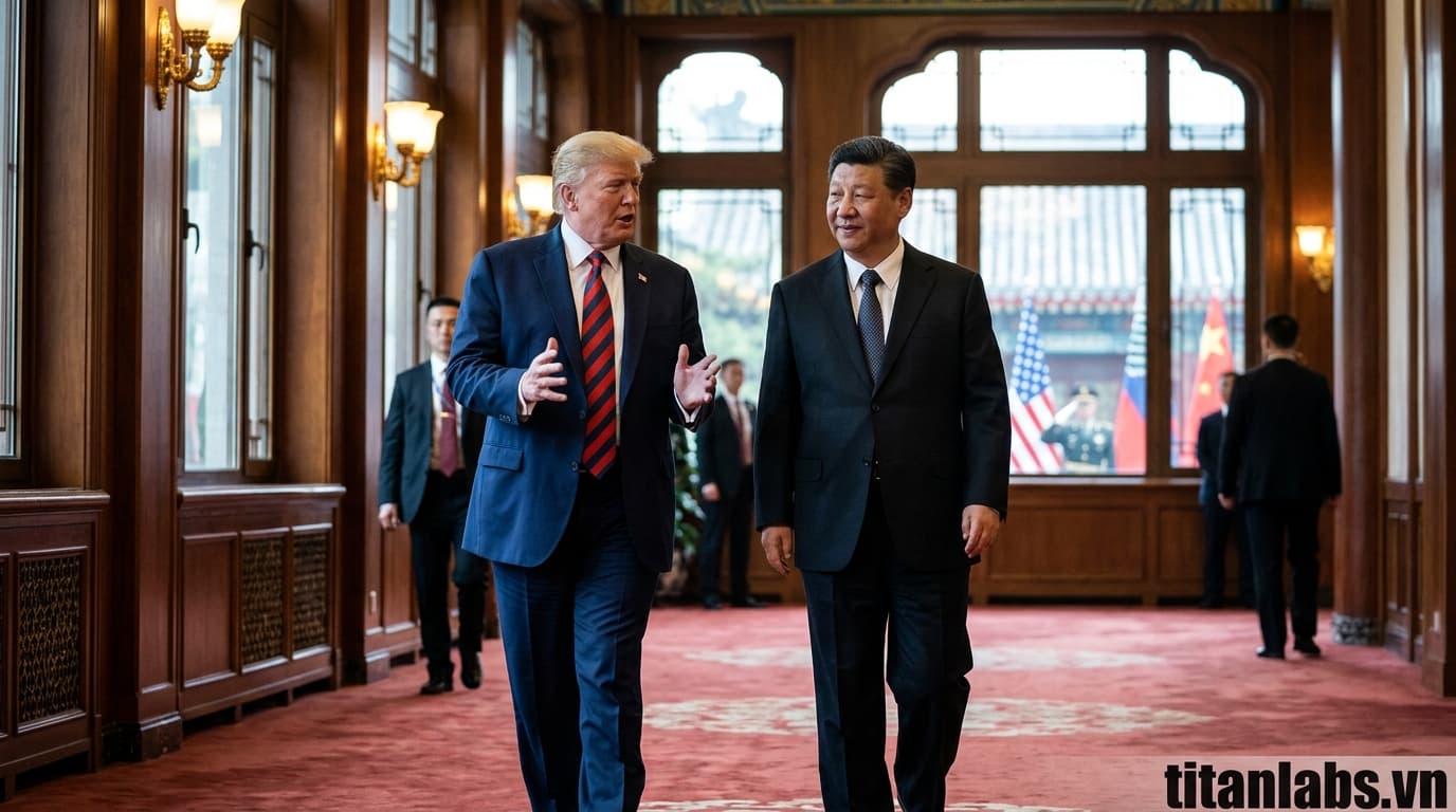 Trump-Tập Cận Bình Hội Đàm Tại Bắc Kinh
