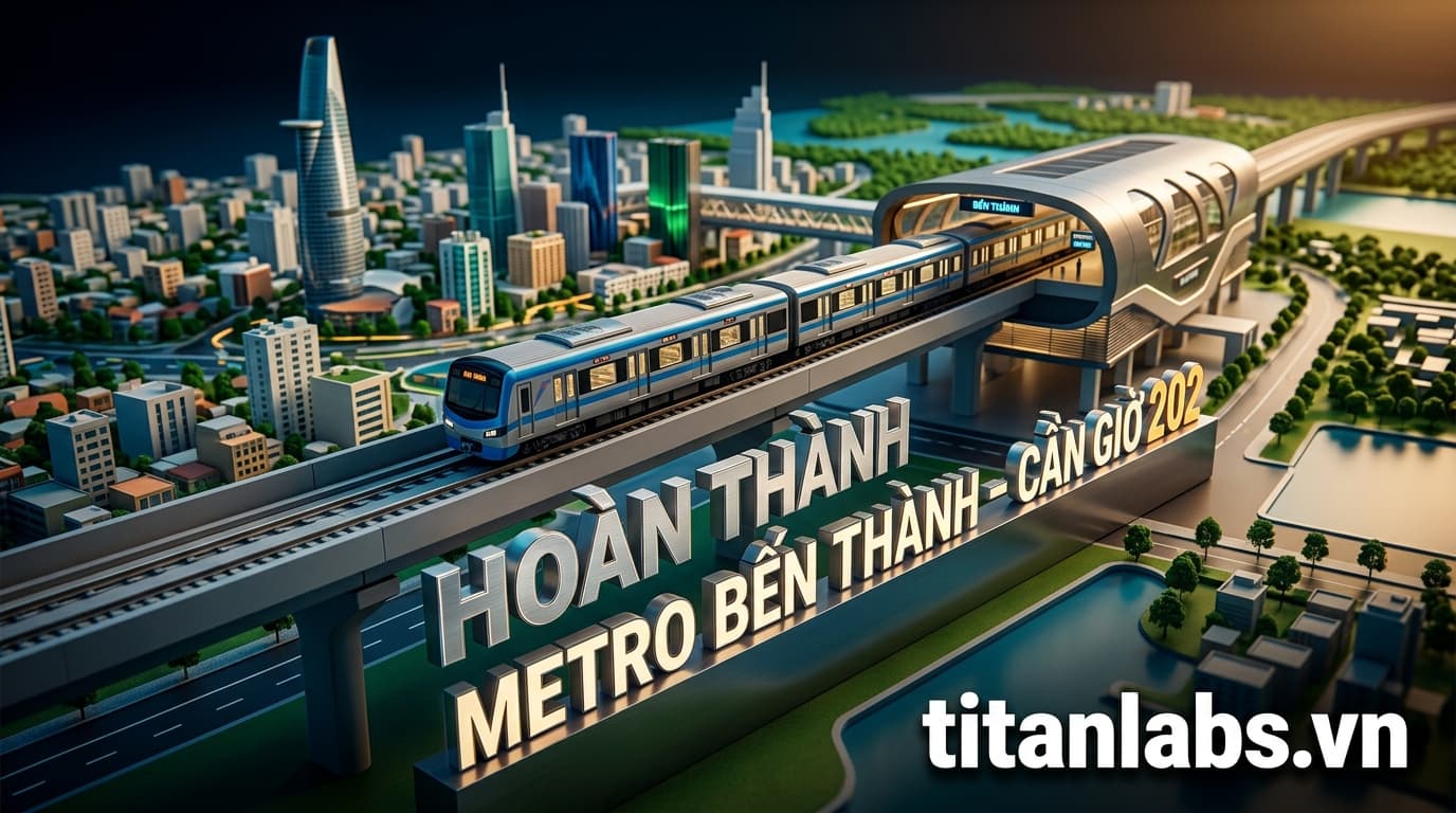 TP.HCM đặt mục tiêu hoàn thành metro Bến Thành – Cần Giờ 2028