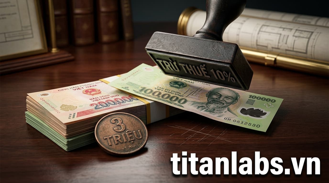 Thu nhập vãng lai 3 triệu đồng/lần: Trừ thuế 10% hợp lý?