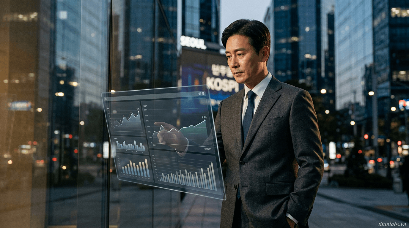 Hàn Quốc điều chỉnh GDP Q4/2025: Giảm nhẹ hơn dự kiến