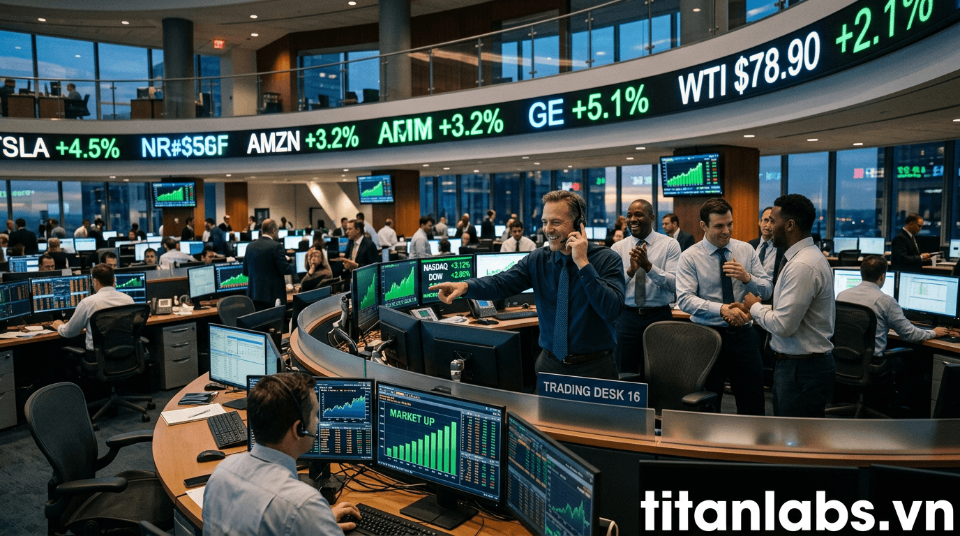 Thị trường thở phào khi Trump hé lộ kết thúc chiến tranh Iran