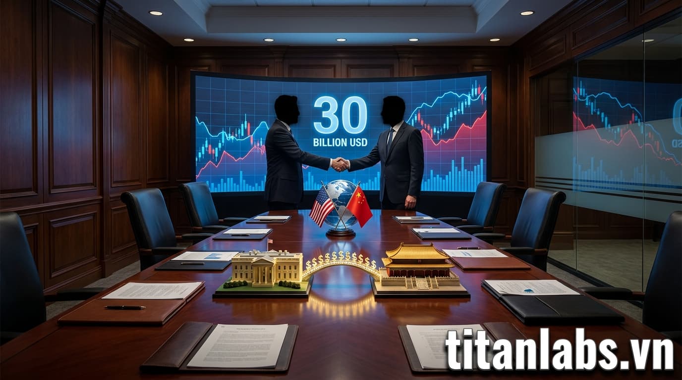 Mỹ và Trung Quốc đạt thỏa thuận hạ thuế 30 tỷ USD