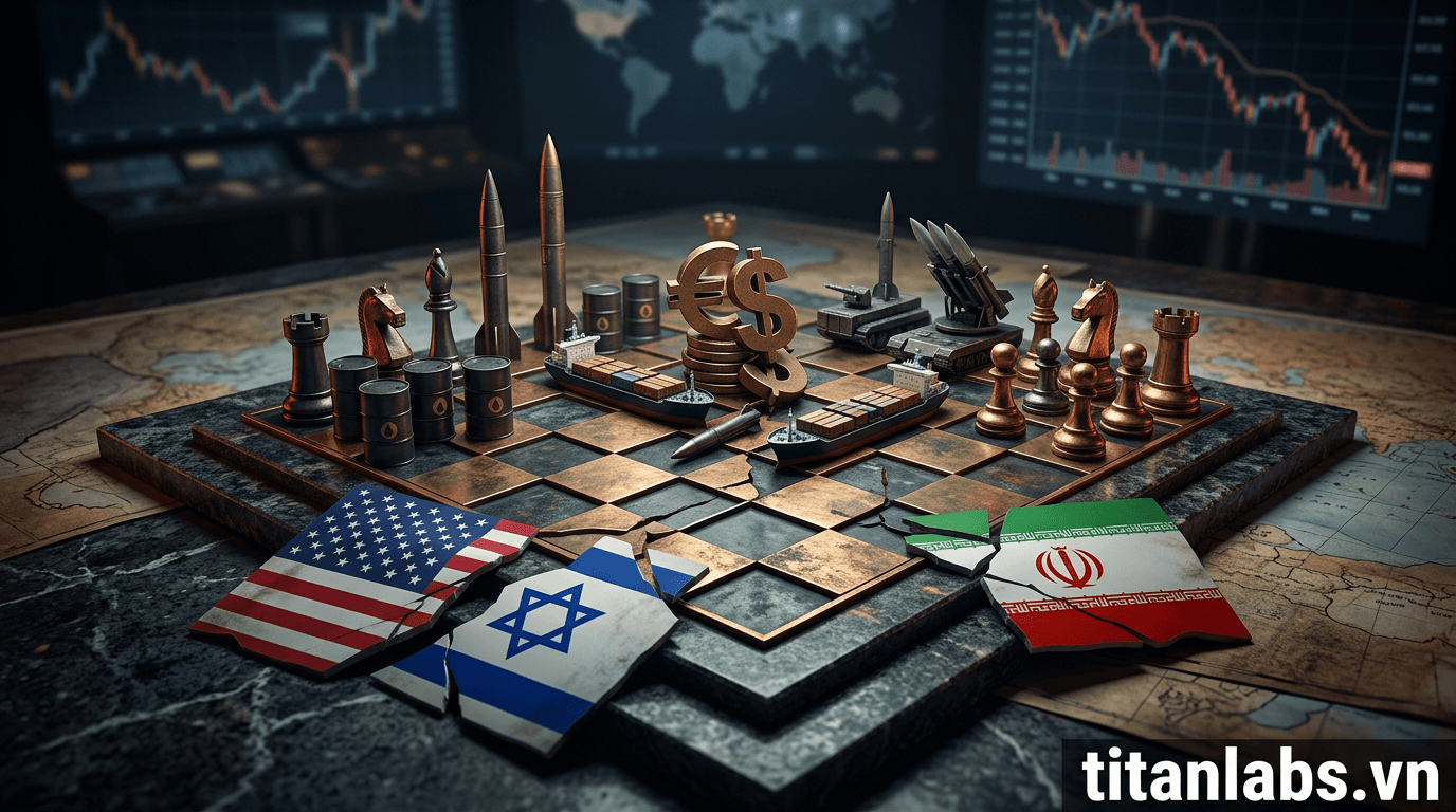 Mỹ-Israel và cuộc chiến Iran đe dọa kinh tế toàn cầu
