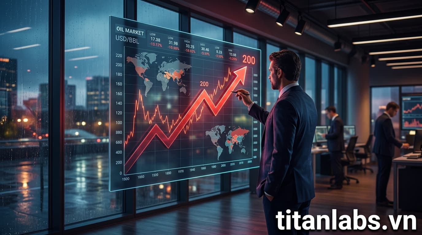 Dầu có thể đạt 200 USD nếu căng thẳng kéo dài