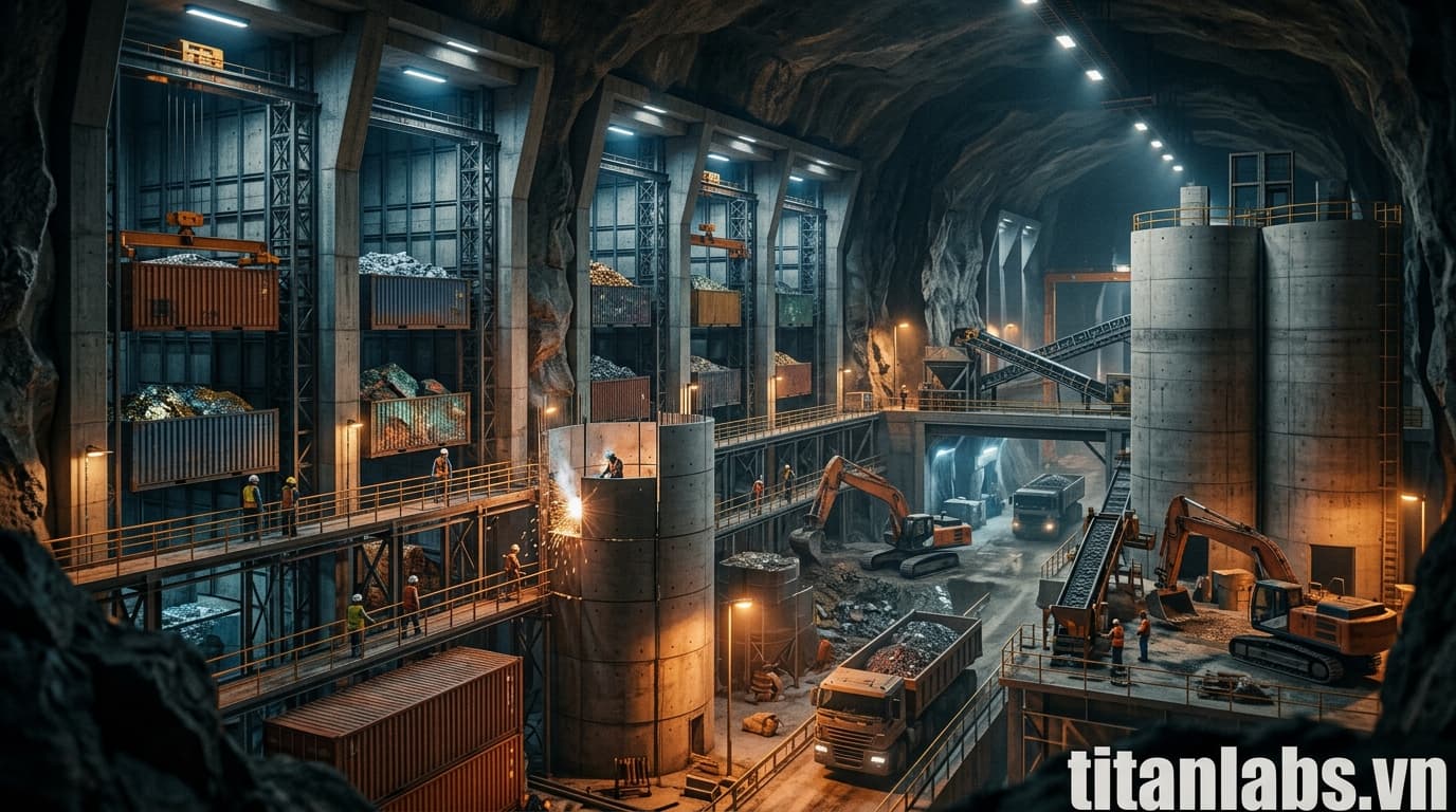 Trung Quốc đẩy nhanh xây dựng kho dự trữ khoáng sản
