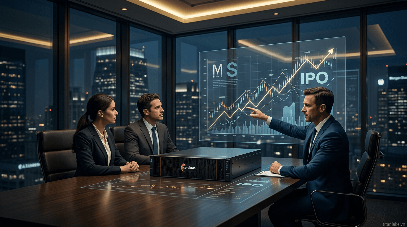 Cerebras chọn Morgan Stanley dẫn dắt IPO trở lại