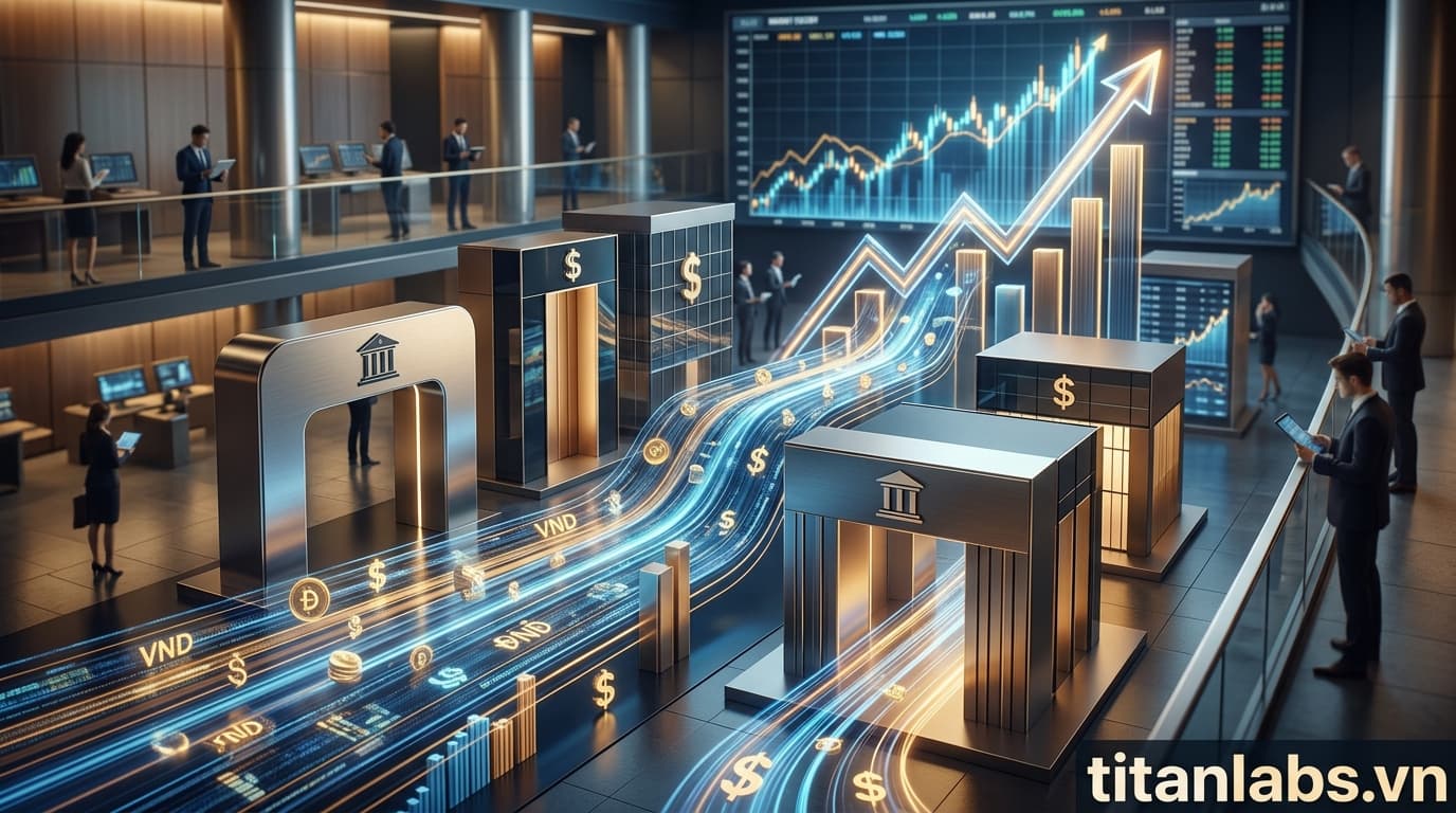 Dòng tiền trở lại các cổ phiếu ngân hàng, thị trường hồi phục