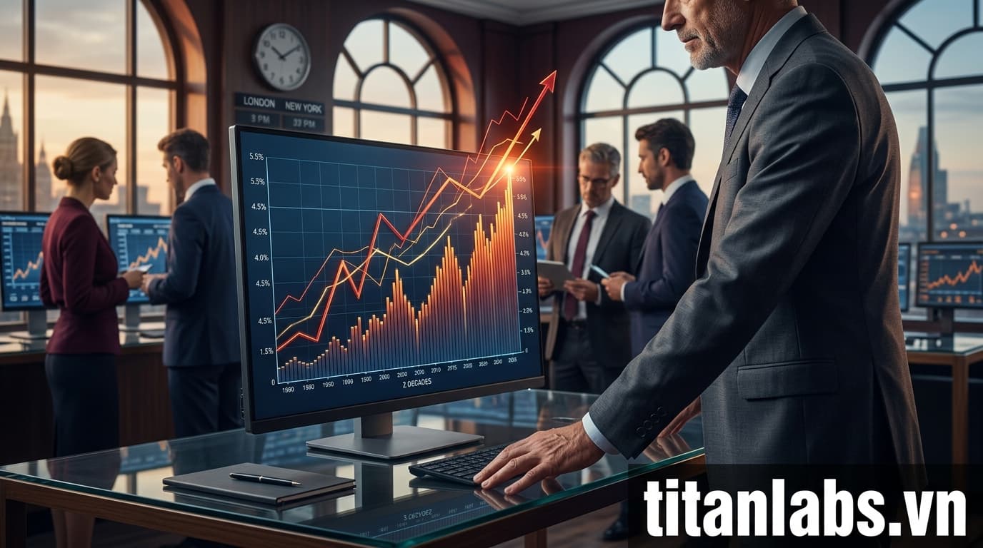 Lợi suất trái phiếu dài hạn toàn cầu cao nhất 2 thập kỷ