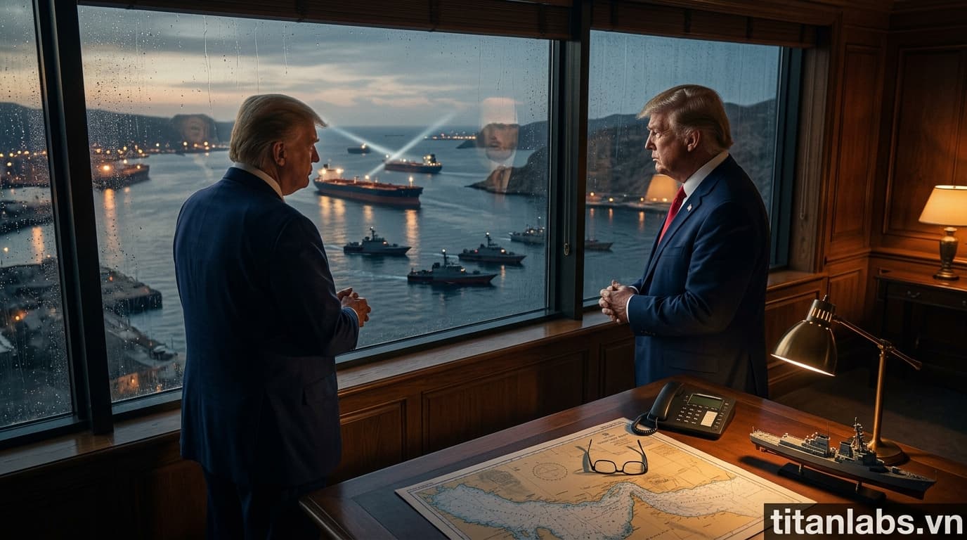Trump dọa tấn công Iran nếu Eo biển bị phong tỏa