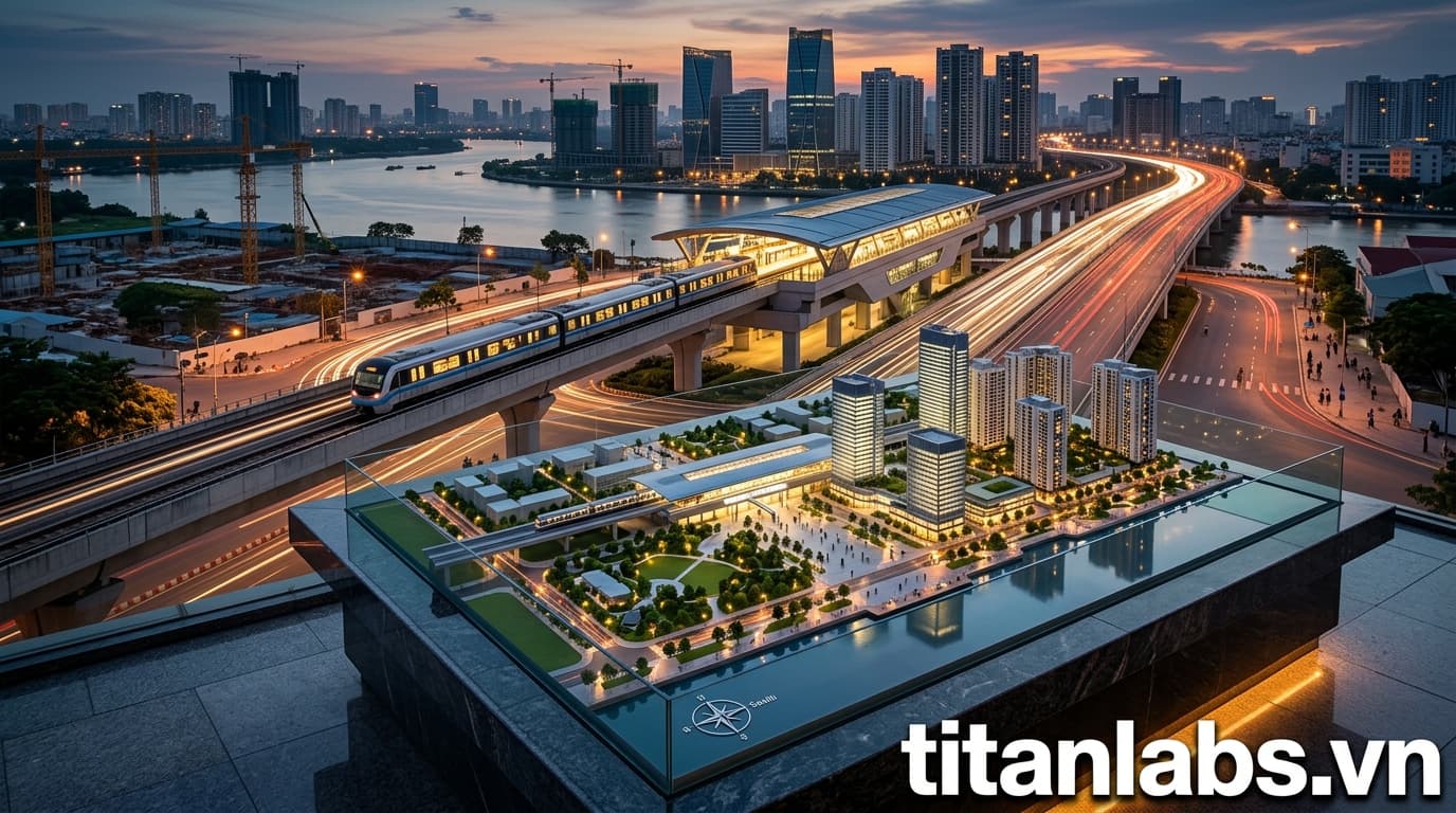 Ga Thủ Thiêm: Từ nhà ga đến cực ‘nam châm đô thị’ mới