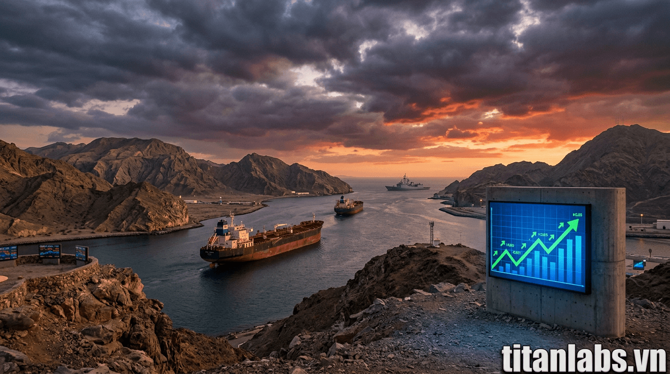 Giá dầu gần đỉnh 42 tháng khi Iran đe dọa đóng Hormuz