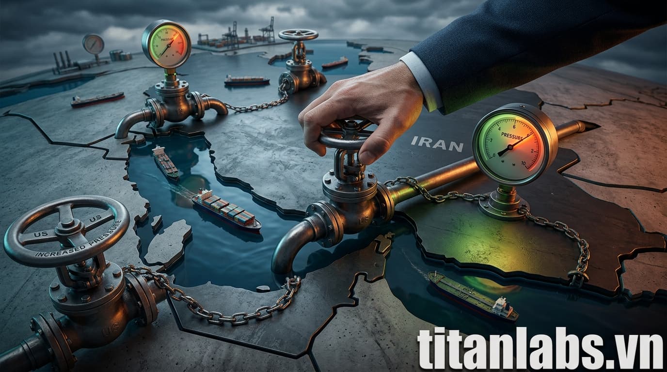 Mỹ Tăng Áp Lực Lên Iran Tại Eo biển Hormuz