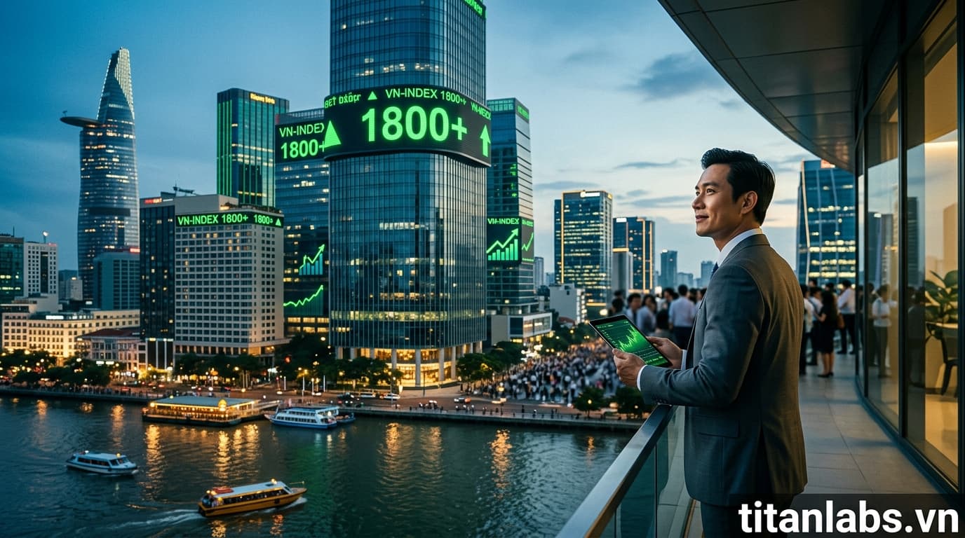 VN-Index vượt 1800: Công ty chứng khoán lạc quan