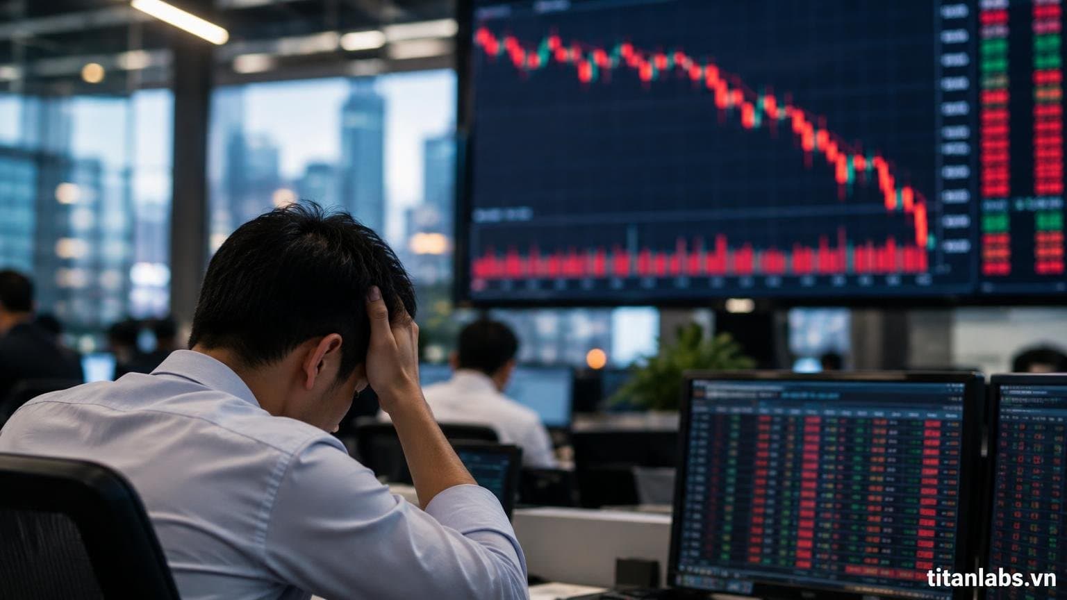 VN-Index rớt xuống đáy hai tháng quanh 1.720 điểm