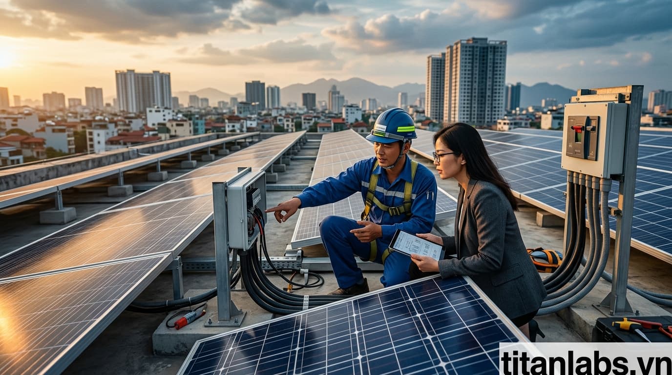 Gỡ nút thắt chính sách điện mặt trời mái nhà